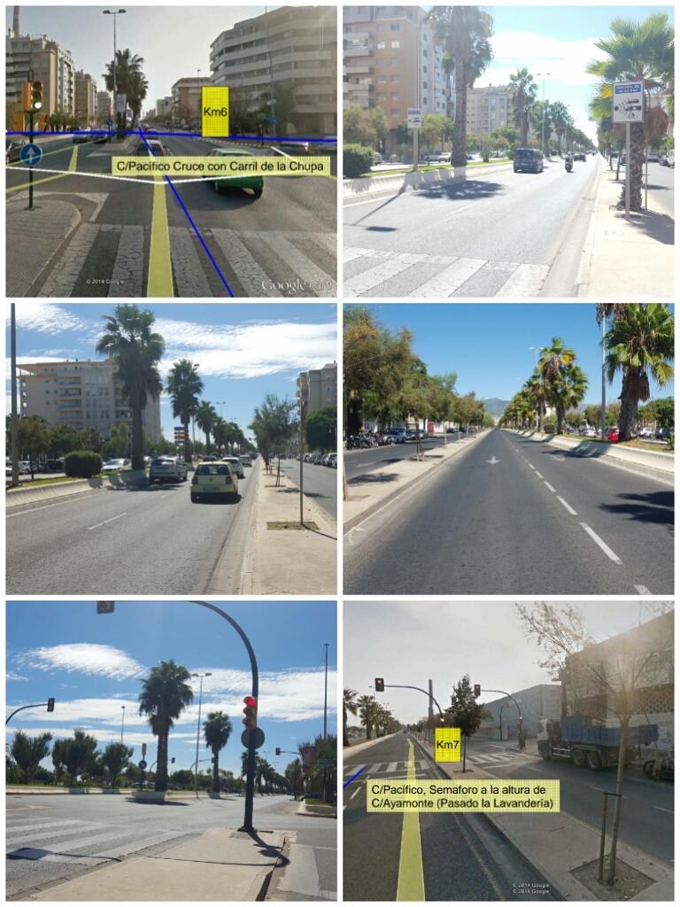 ElTorcalLaPaz's tweet photo. Km 7 al Km 8 ...C/Pacífico cruce Carril d la Chupa - cruce de Pacífico con C/Ayamonte. Dirección Palacio d Deportes http://t.co/oK3Hdl7Z4l
