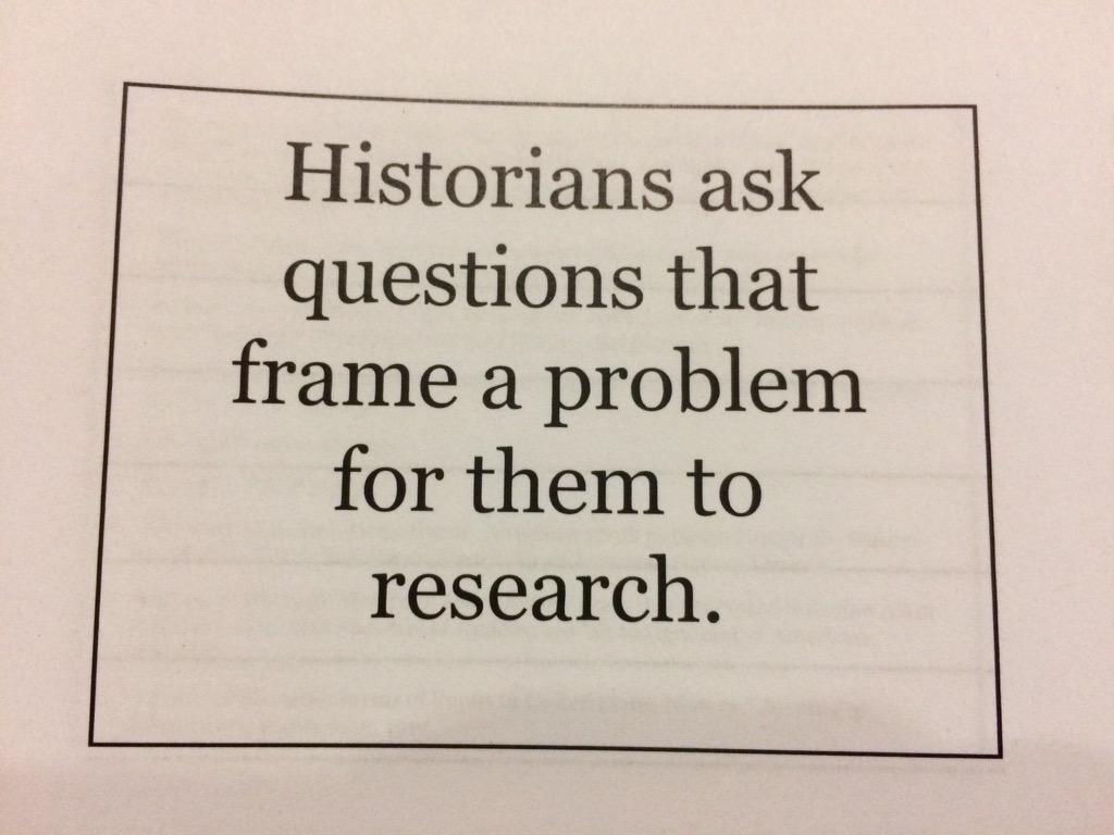 What does 'Doing History' look like? #GACIS15 #ensuringsuccess