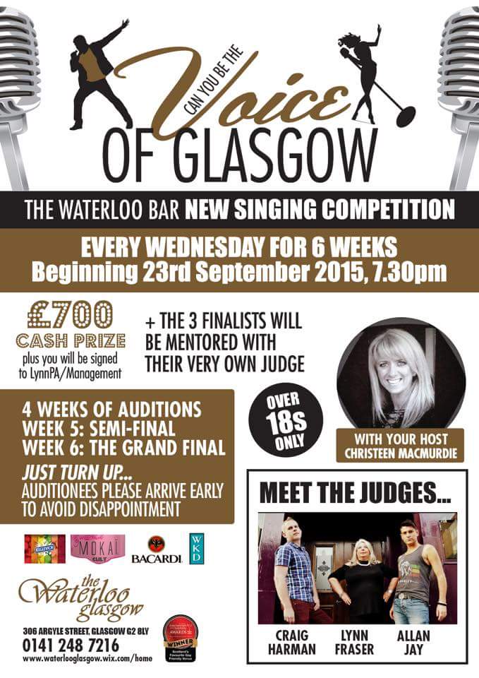 #voiceofglasgow starts tonight <a href="/Leonamarie007/">Leona Marie Skimming</a> <a href="/catster79/">cat</a> <a href="/Marykiani/">.</a> <a href="/NewScottishMusi/">New Scottish Music</a> <a href="/MusicNewsScot/">MUSIC NEWS Scotland</a> <a href="/PinkBizHour/">#PinkBizHour</a>