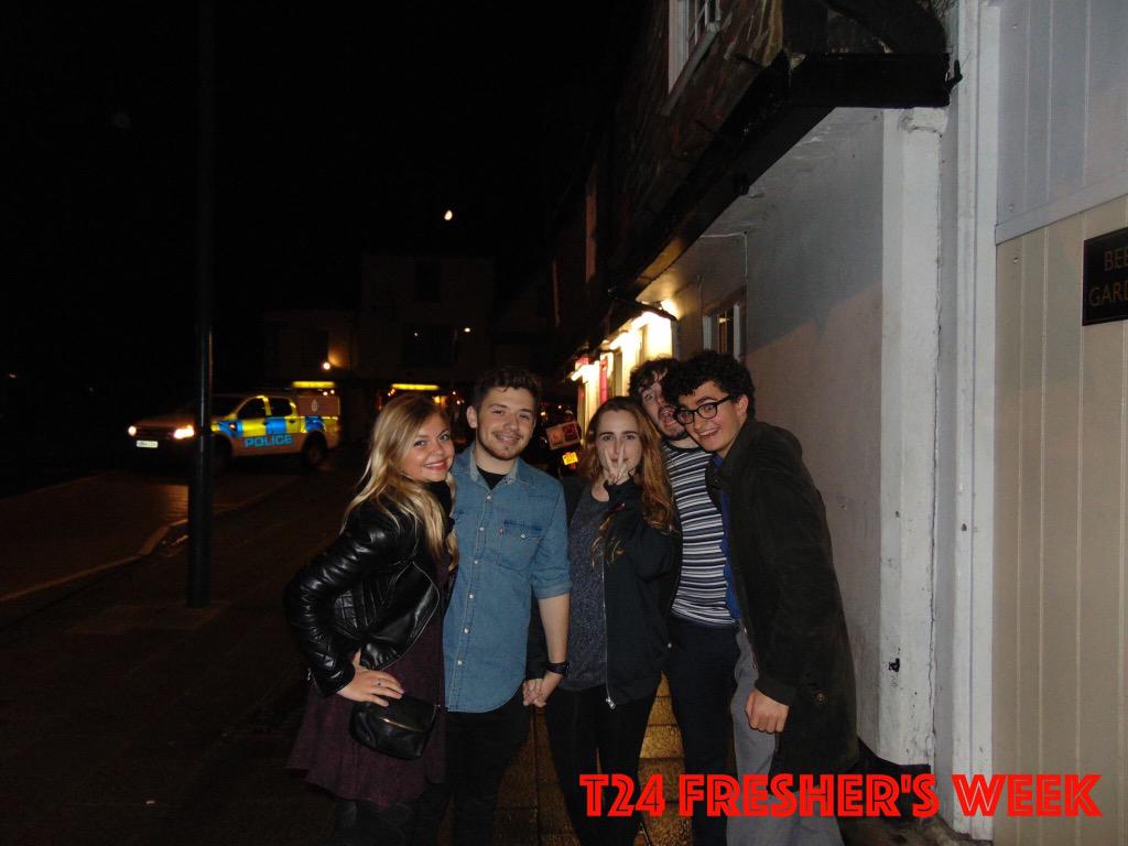 BeaHadj12's tweet photo. Good to be back with everyone at Welcome back drinks at Westgate Spoons last night #T24Drama http://t.co/1SYoaLGDHm