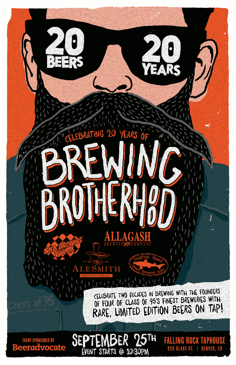 beeradvocate's tweet photo. Join us Friday @FallingRockTap w/ @AleSmithBrewing @AllagashBrewing @dogfishbeer @skabrewing http://t.co/KrjKDpkLkh http://t.co/RDfeUBpTa8