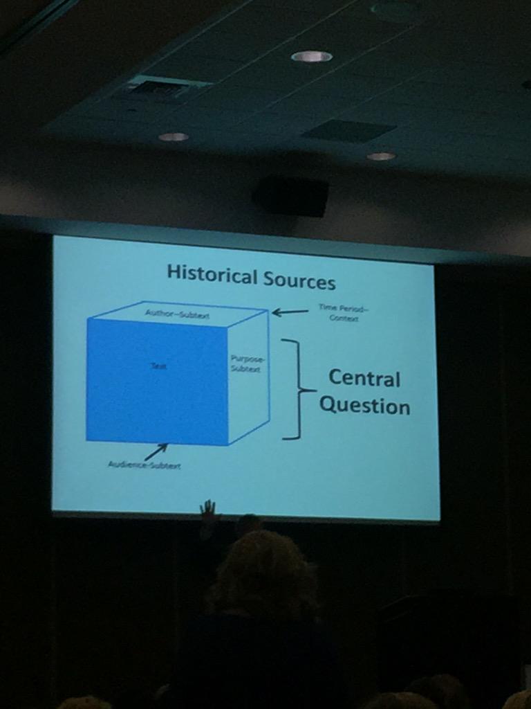The essential connectedness of history and ELA is becoming more transparent thanks to @BruceLesh #GACIS15