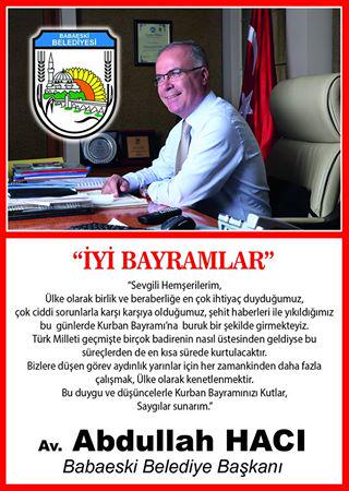 Mutlu bayramlar.