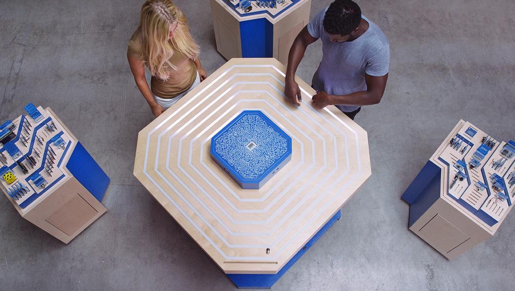 Our latest project at <a href="/FROLICstudio/">FROLIC studio</a> for <a href="/intel/">Intel</a>: a gesture-based music &amp; light table frolicstudio.com/portfolio/inte…