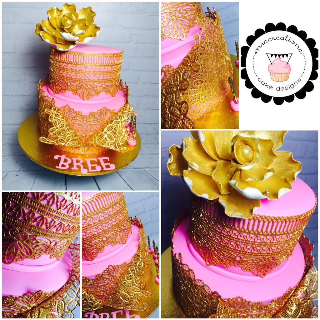 MrcCakeDesigns's tweet photo. Lace elegance #cake lace #clairebowman #rolkem #pinkcake http://t.co/GoDdVSL9hM
