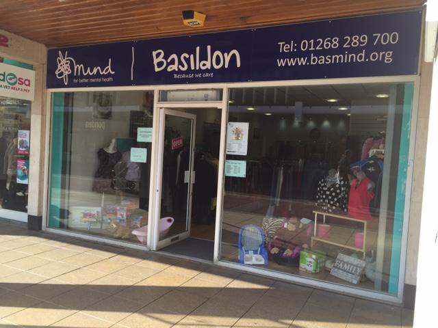 BasildonMind's tweet photo. The front of our new #charityshop open Tues-Sat 10-4 at 25 East Walk #Basildon http://t.co/1PVxVZjZWp