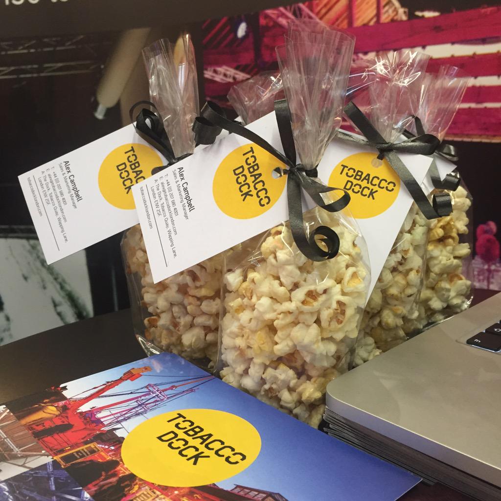 TobaccoDockLon's tweet photo. @TobaccoDockLon: Yummy popcorn from #TDfood at our stand @squaremealvande Come and see us on H1! http://t.co/L48lWva6O2