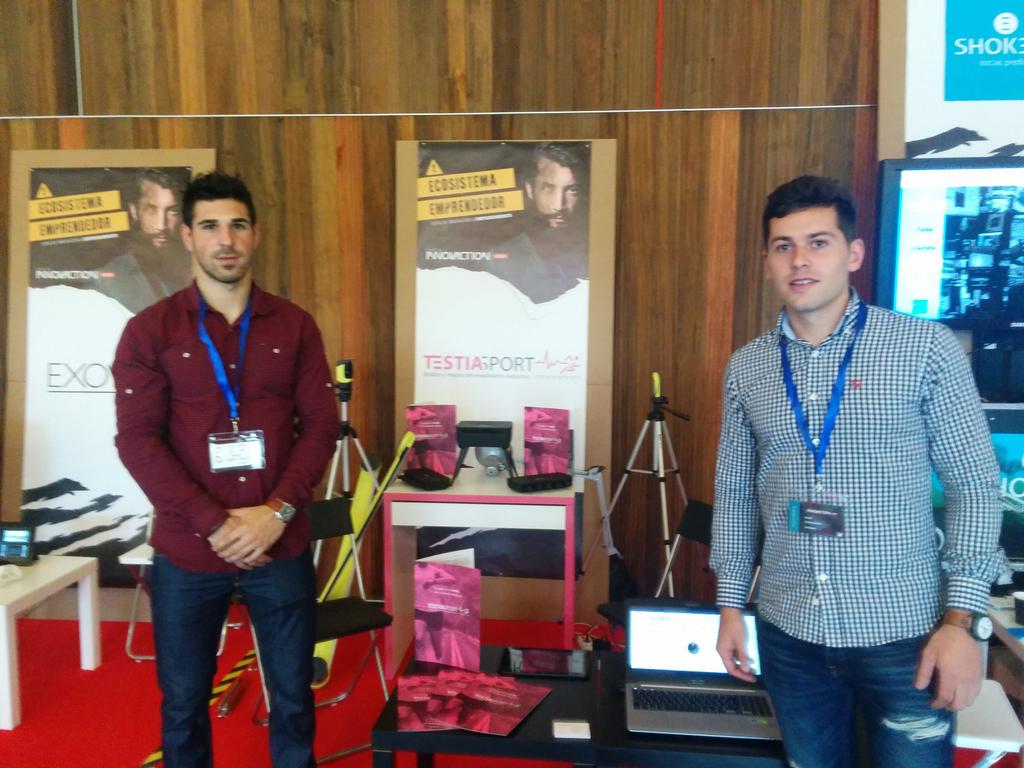 TestiaSport's tweet photo. Ya estamos en funcionamiento @InnovactionWeek http://t.co/JIcDNY5YGL
