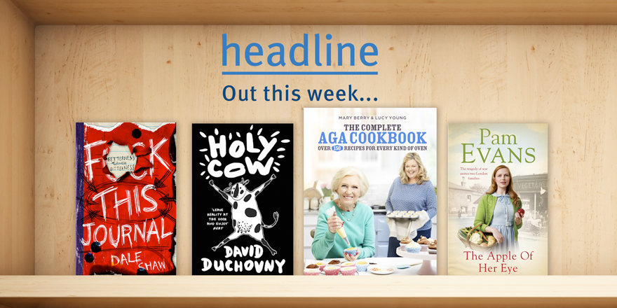 headlinepg's tweet photo. A cookery legend, a talking cow, a heartwarming saga and a bitter & twisted journal – fab new books out tomorrow! http://t.co/hcLHnypYpV