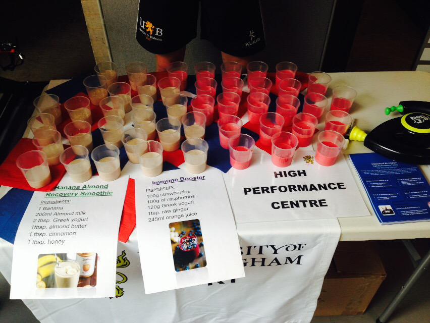 HSperfnutrition's tweet image. Come and visit the High Performance Centre stand #FreeSmoothies #WattBikeChallenge
