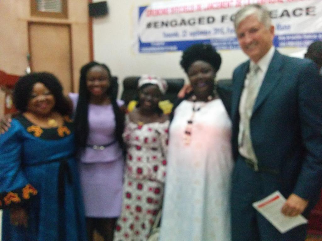 Dr_Adidja_AMANI's tweet photo. #Engagedforpeace launching ceremony with the support of the #USEmbassy Yaoundé http://t.co/CSCwivUw6w