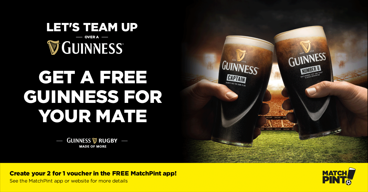 FANZO_UK's tweet photo. It's past 12:00pm on a RWC game day means one thing - 2 for 1 pints are back on in 1500 venues. Grab one today! http://t.co/mVpYBjOLWN
