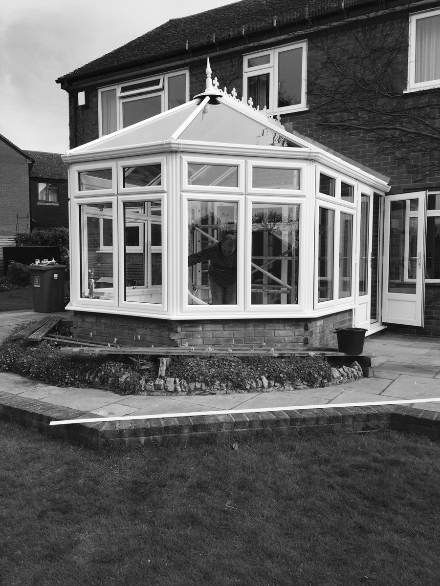 windowworlduk's tweet image. - External view of recent conservatory.