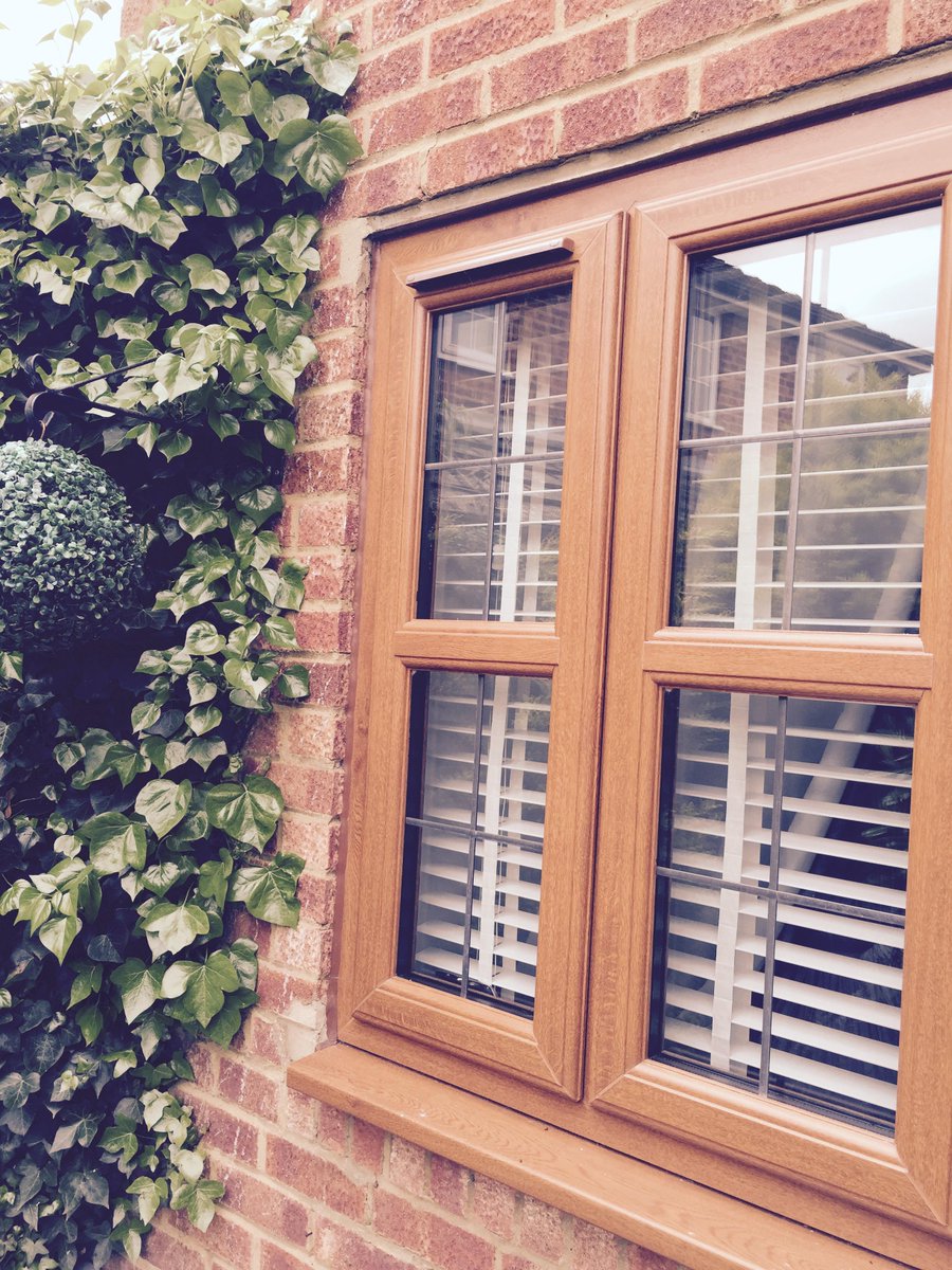 windowworlduk's tweet image. - Recently installed 'Oak UPVC Windows'