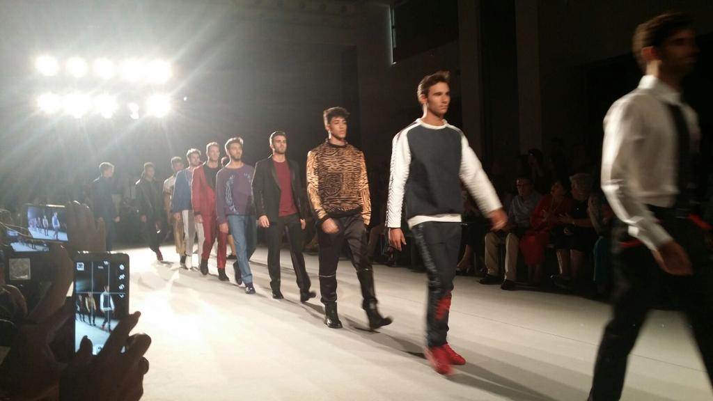 kwemoOlivia's tweet photo. Yesterday was fabulous . #fashionshow #KWEM'S autumn/winter 2015/2016 . #Collection " Mr Oreo" ;-) #Sevilla #CODE41 http://t.co/2KLvqoypF2