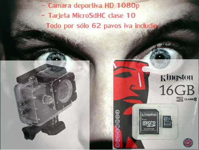 crazymarked's tweet image. Y si quieres el combo camara+tarjeta mira, mira...
#BeCrazy my friend #camara #aventura #travesuras #locuras #videos