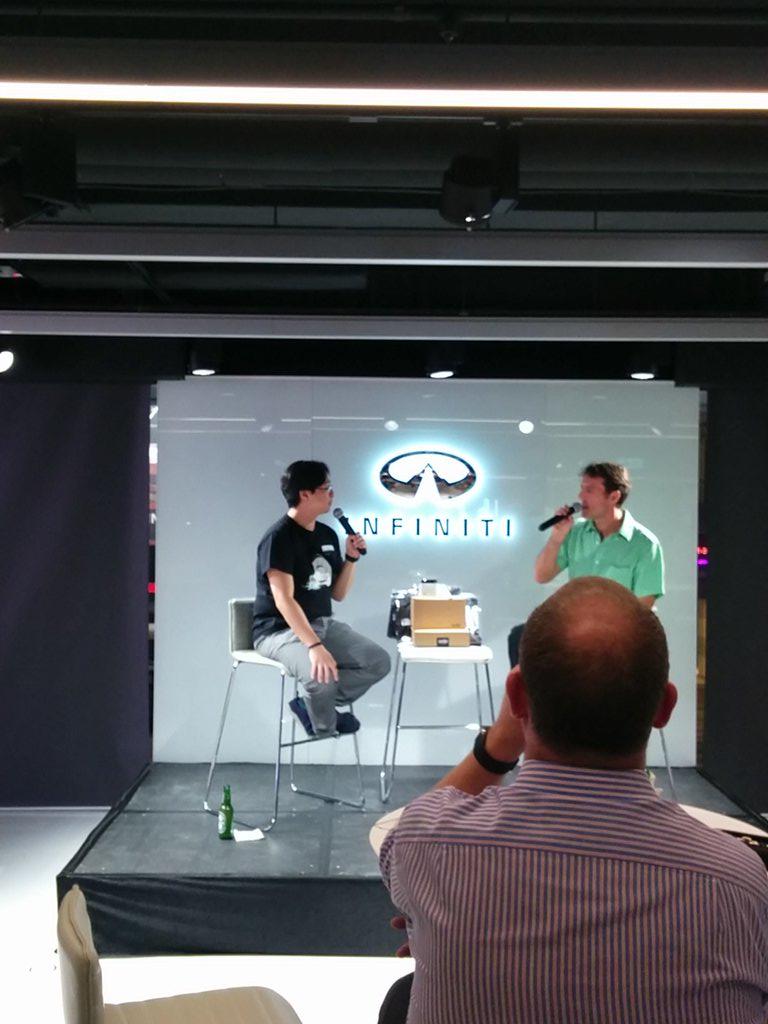 <a href="/ambiclimate/">Ambi Climate</a> shares smart #startup and #IoT tips at <a href="/infiniti/">Sara</a>'s showroom for <a href="/webwednesday/">Napoleon Biggs</a>