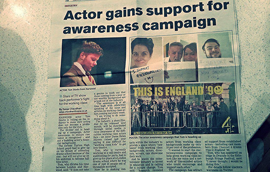 hawiglobal's tweet photo. @hawiglobal #actorawareness #togetherwecanfixit #workingclass #ThisIsEngland90 http://t.co/yRTVj9xI0T (via @actorawareness) Amazing Cause