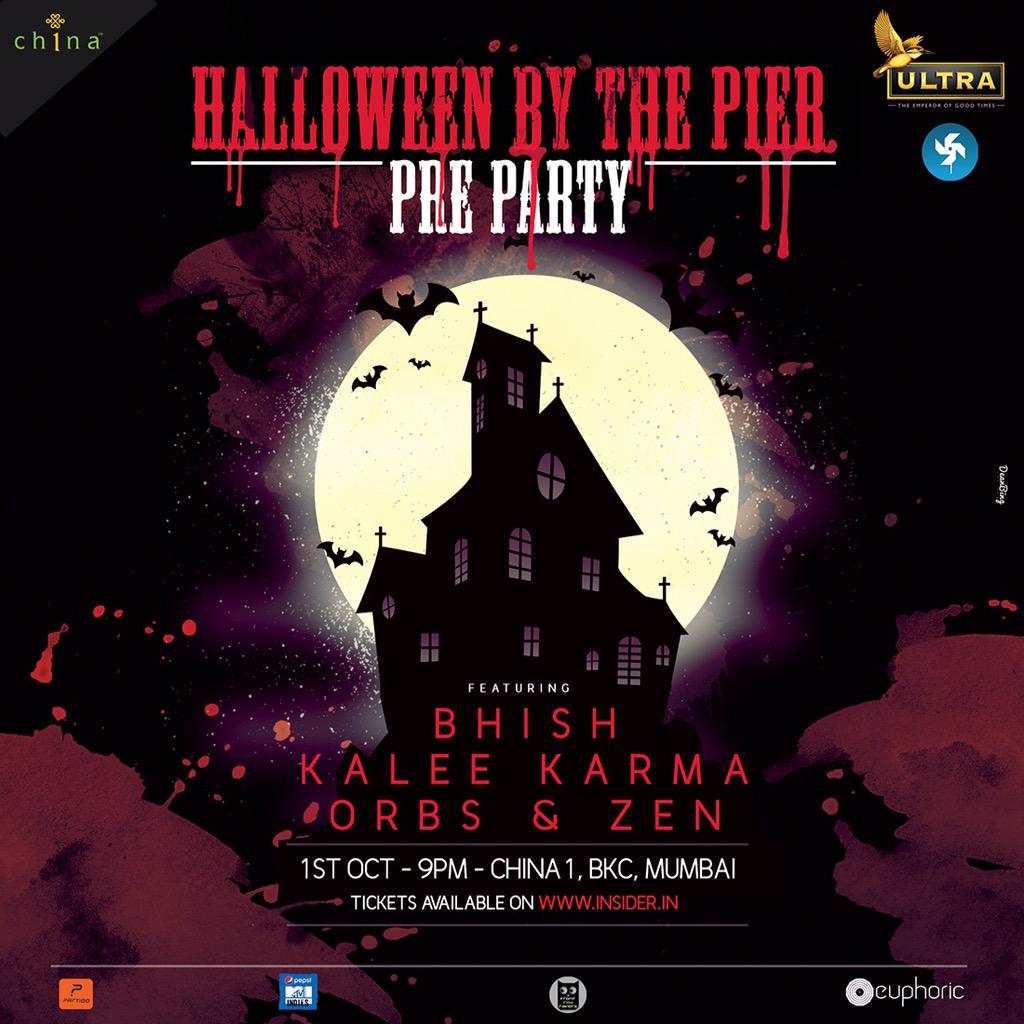Incoming #HalloweenByThePier pre-party in association with Kingfisher Ultra!