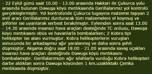 soresakurd's tweet photo. Hakkari’de Kobra Tipi Helikopter Düşürüldü http://t.co/JWw0eoOYXo