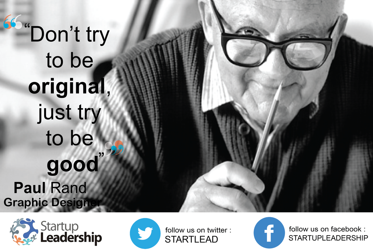 startlead's tweet photo. #SLP #PaulRand #SLPquotes http://t.co/rqnvhmIyDO