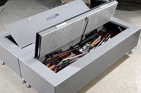 cool_luxury's tweet photo. Bedbunker: #gun safe bed, store up to 60 #rifles, 2 hour fire wall http://t.co/2q44xMqzuX #luxury #guns http://t.co/HQ2SdYyWrp