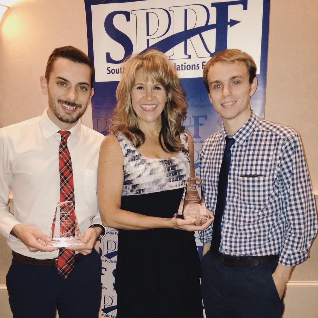 llpatin's tweet photo. Team @LALottery FTW! Missing @KellySpell & @natduco! #SPRF2015 http://t.co/xDQhK7YcOq