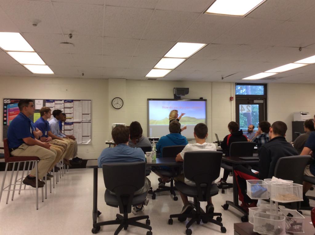 BenCareerCtr's tweet image. Mountaineer Power and Energy Co. Simulated workplace solar panel presentation livetweet