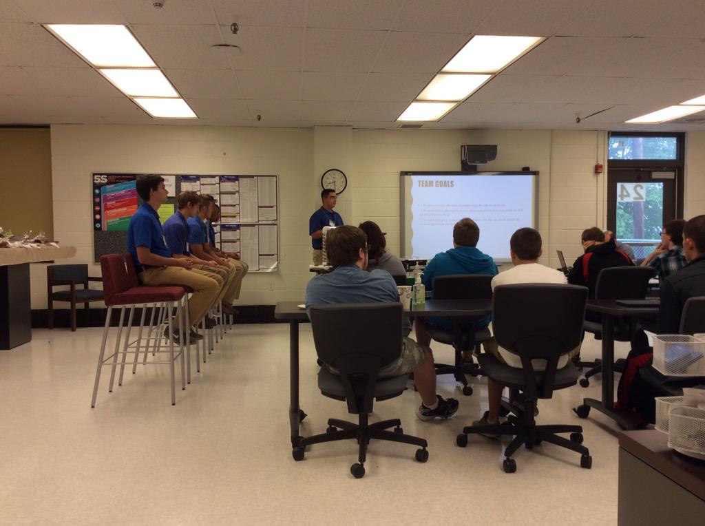 BenCareerCtr's tweet image. Mountaineer Power and Energy Co. Simulated workplace solar panel presentation livetweet