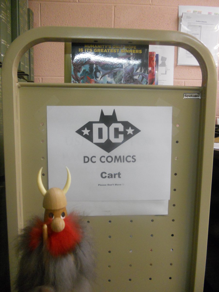 Viking_Lars7's tweet image. When our brilliant students make a cart label for #LillyLibraryIU #comics collection! @iulibraries @iuils @RBMSinfo