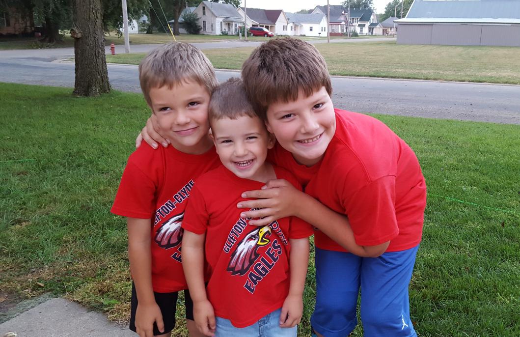 Ready for Eagle Pride Laps today!