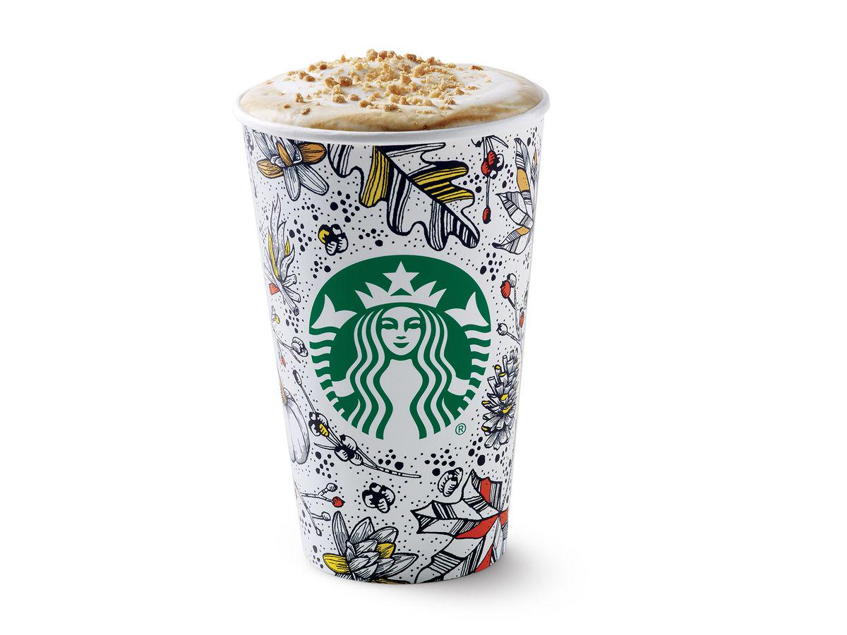 Citypresent's tweet photo. '@Starbucks' #Boston New Toasted Graham Latte! http://t.co/xtK2oX0kjj #Fall2015 http://t.co/oc6kvF1cv9