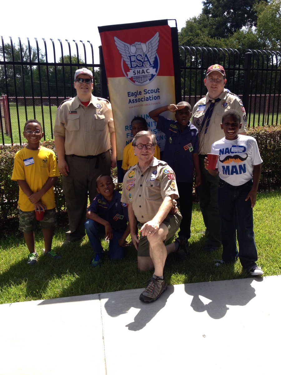 HoustonEagles's tweet photo. ESA-SHAC led first Yellowstone Academy Pack 255 Mtg; signed off Bear, Webelos requirements for fire building, cooking http://t.co/Lwq9pYmpV3