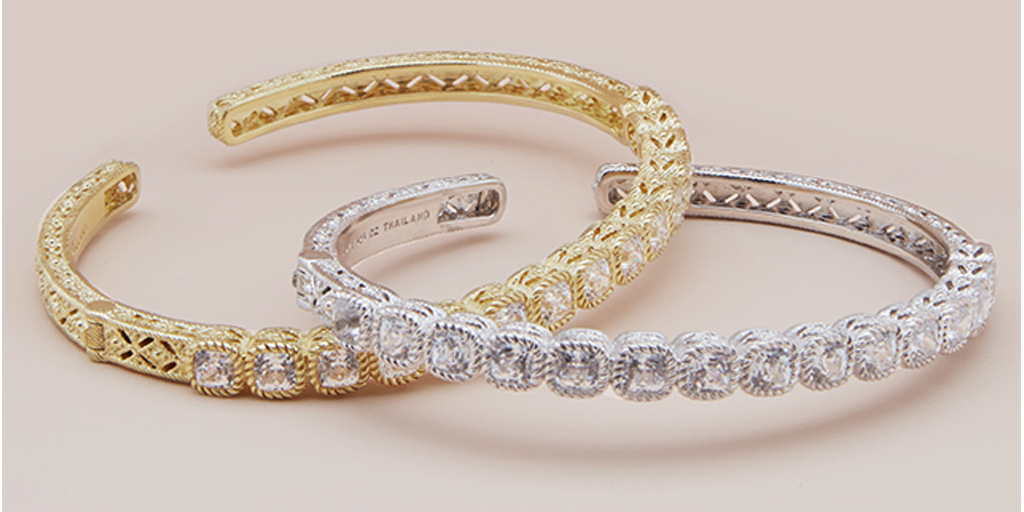 This cushion cut diamonique cuff is a part of a fantastic QVC special - 5 EZ Pays and FREE shipping &amp; handling!