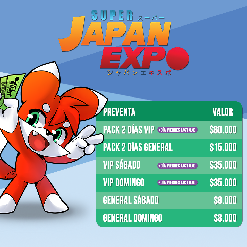 SJE_Chile's tweet photo. ¡Buenos días chicos! Les dejamos los precios de la preventa de entradas para #SJECHILE2015. HASTA AGOTAR STOCK! http://t.co/L3aw8ich5H