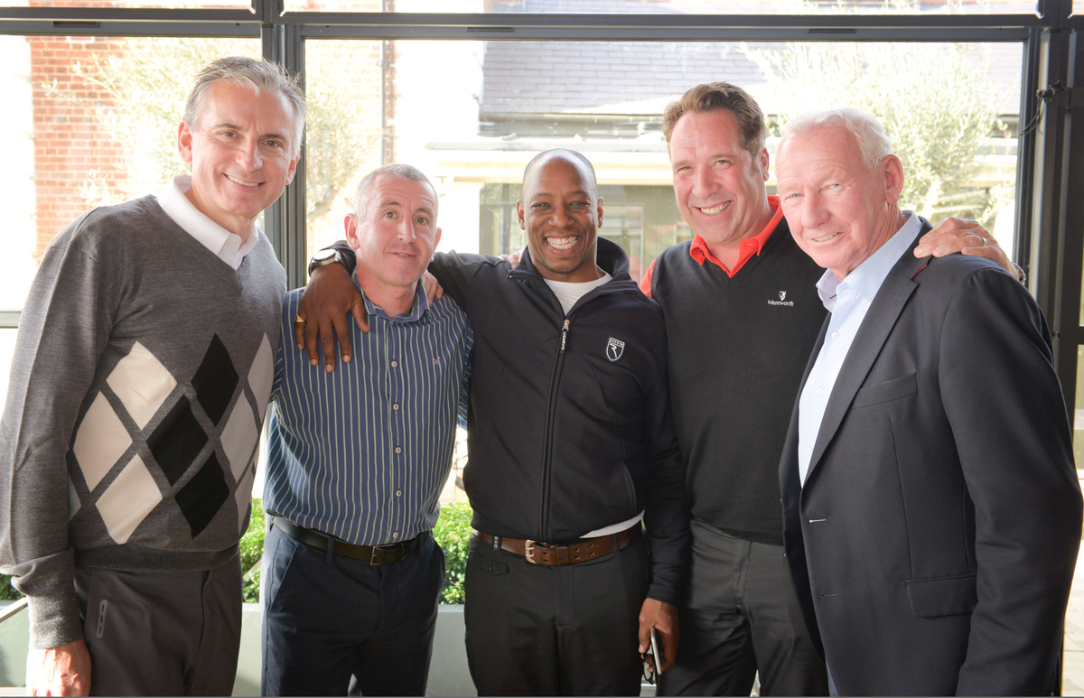 cpgphotos's tweet photo. Wonderful day #ArsenalLegends #JimHarding @thedavidseaman @IanWright0 @BobWilsonBWSC @9smudge @TheGroveHotel http://t.co/QDgwobYi7d