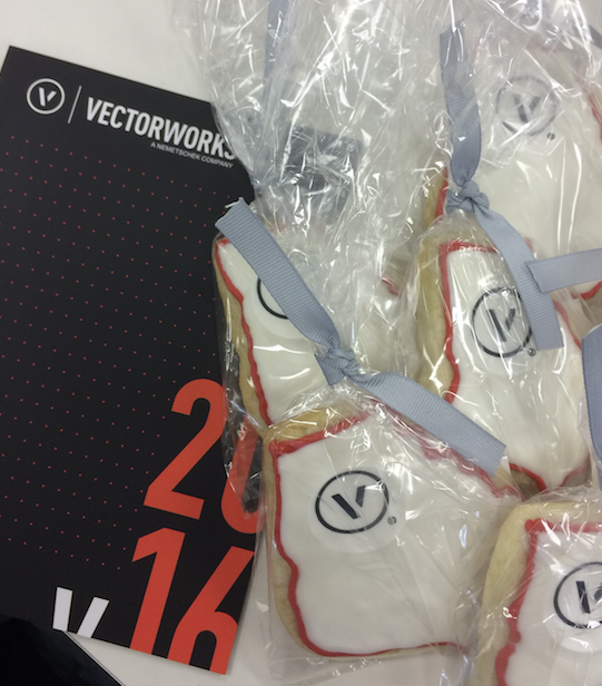 VectorworksLife's tweet image. Georgia-shaped cookies from the #Vectorworks2016 launch party to celebrate our new Atlanta office!