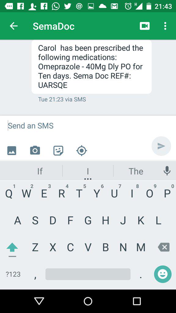 iWateba's tweet photo. Jana night @HelloDoctorKEN came in very handy! Kudos for the quick doctor response, and patience on call! #SemaDoc http://t.co/2zdbYsoZNM
