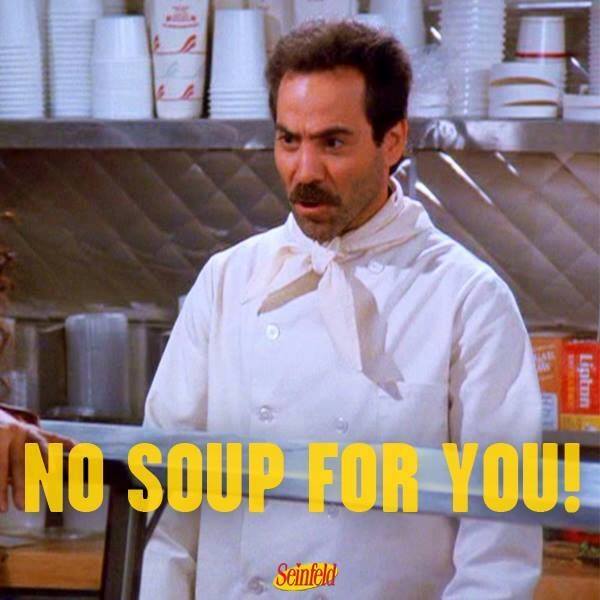 "The Soup Nazi" is on #Seinfeld tonight! http://t.co/dR2wAmzToM