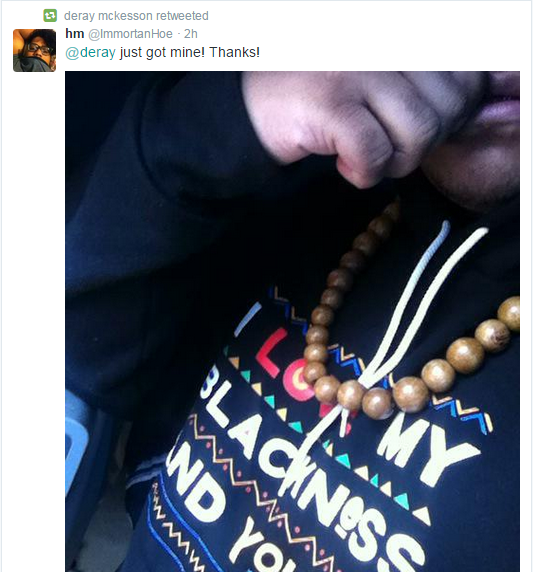 WhiteysHood's tweet photo. Look everyone! @Deray is shipping out used anal bead necklaces! http://t.co/znqJyFdUbF