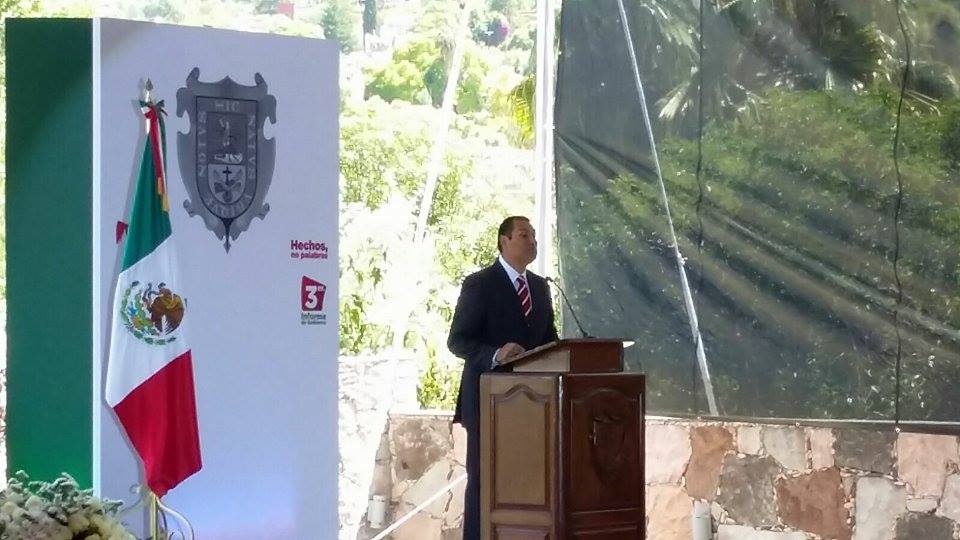 "Concretamos proyectos magnos que habían sido esperados desde hace más de 20 años" <a href="/MauricioTrejoP/">Mauricio Trejo</a> #tercerinforme