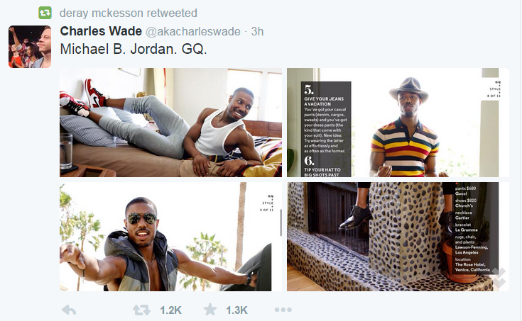 WhiteysHood's tweet photo. Retweets from Deray that look like this are a clear indicator that he loves the cock http://t.co/SRlpkzi53P