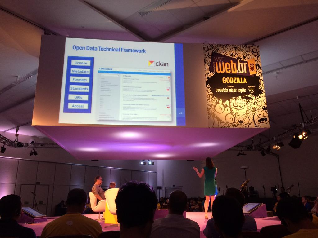 leomodro's tweet image. #webbr2015 Talk about linked data with @deirdrelee