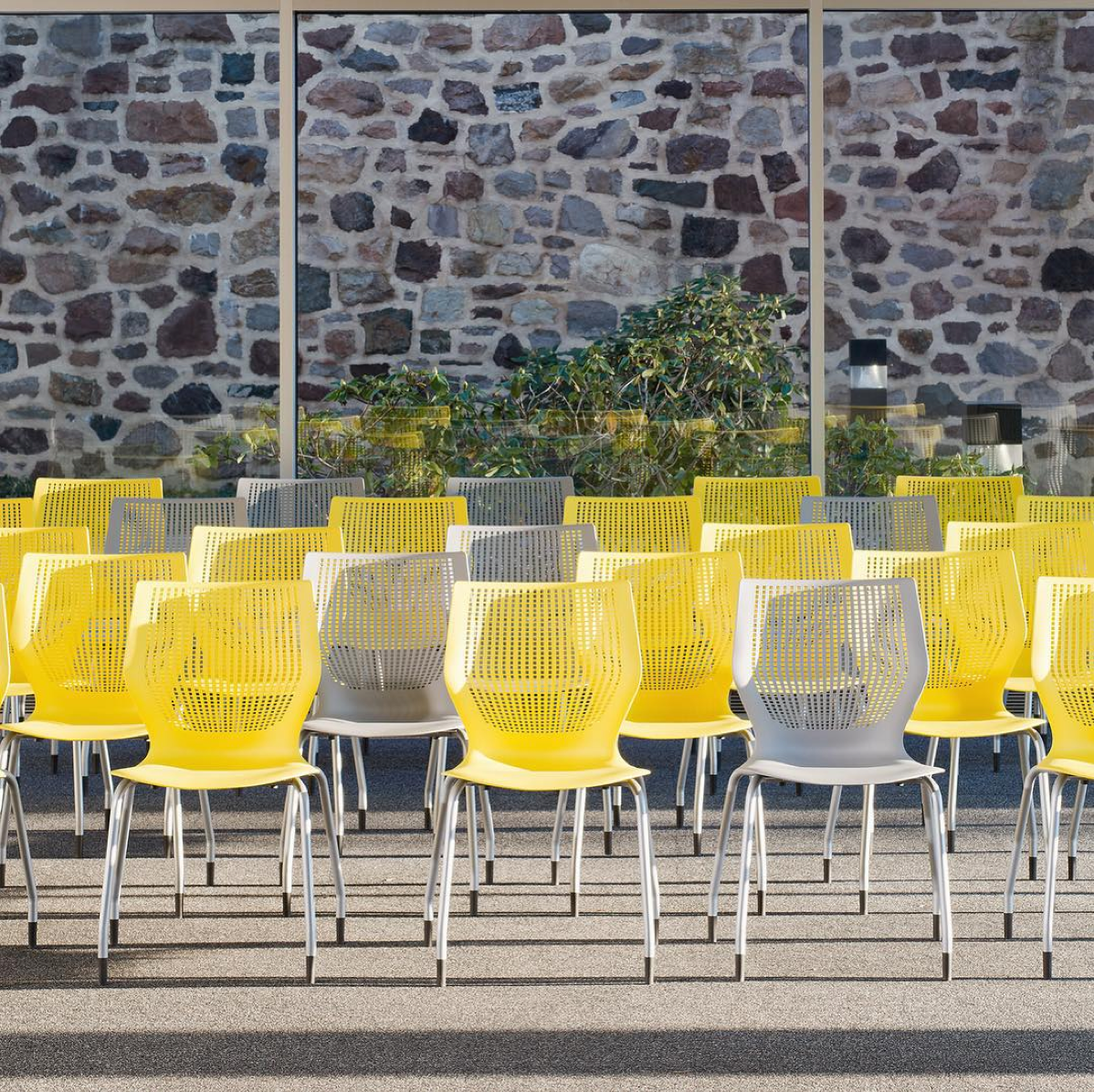 ParametersMN's tweet photo. #WorkplaceWednesday! MultiGeneration Chairs by #Knoll. Stack them, store them, arrange them, use them, love them. http://t.co/ZytedVPDLv
