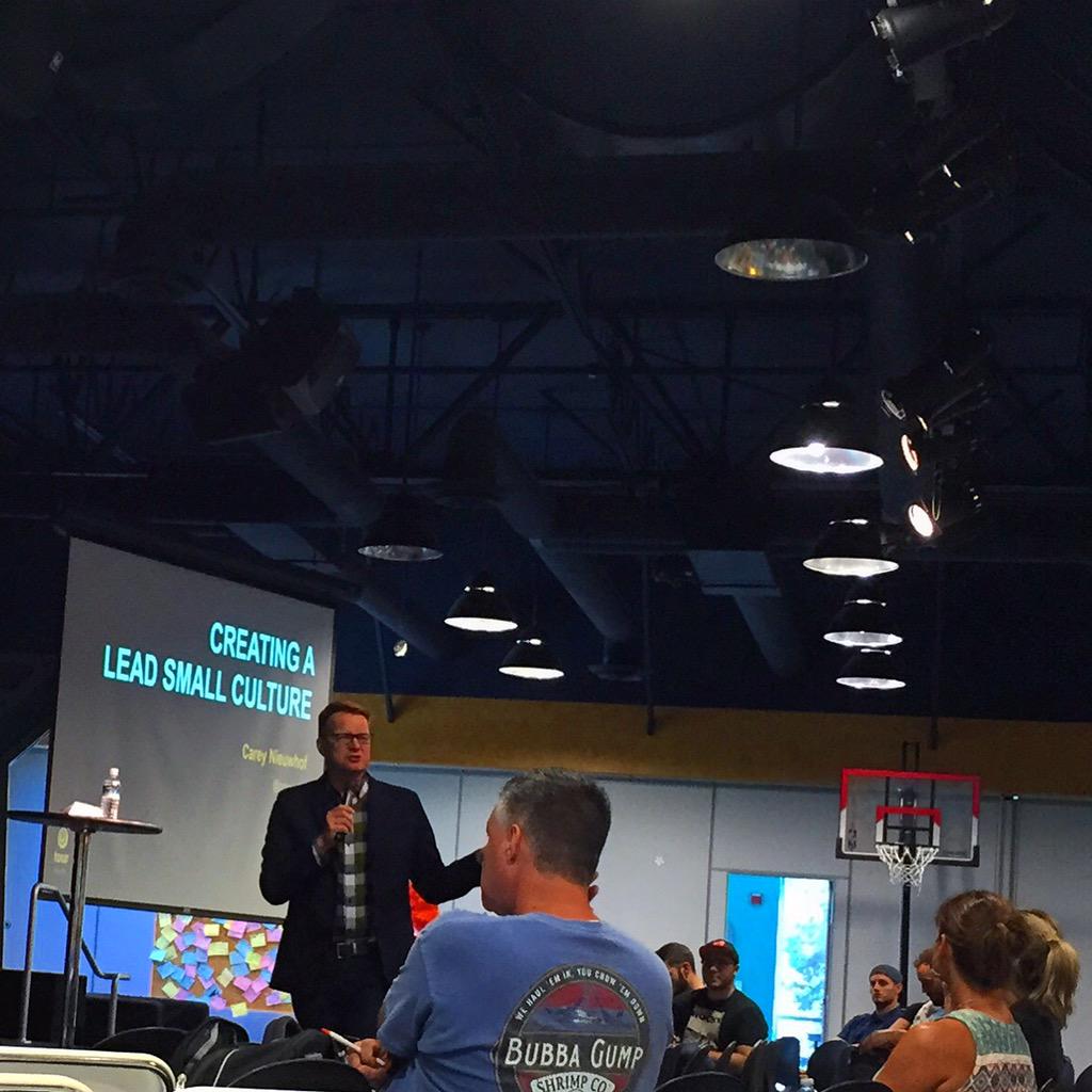 calebwilds's tweet image. Great to hear my friend @careynieuwhof teach &quot;Creating a Lead Small Culture&quot;
#orange #orangetour #leadership #culture