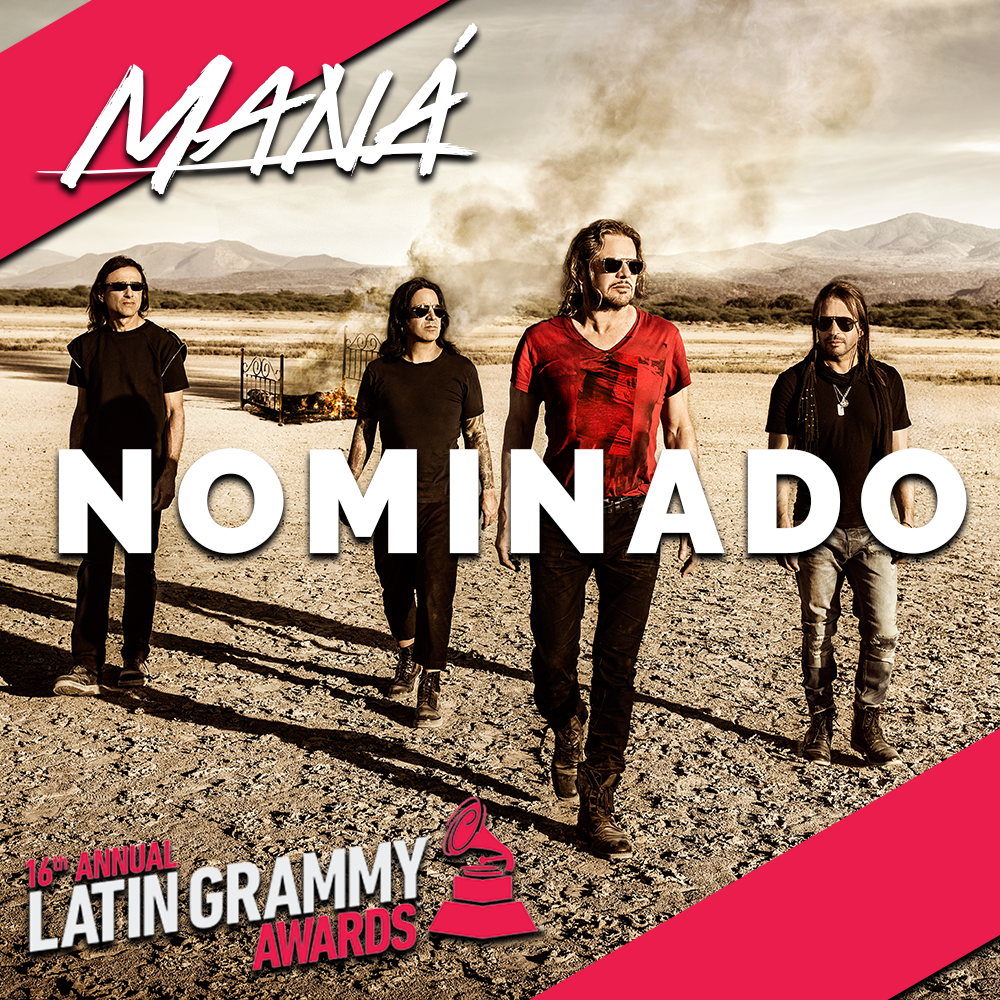 manaoficial's tweet photo. Maná es nominado en la categoría "Mejor Álbum Pop/Rock" de los @LatinGRAMMYs #LatinGRAMMY http://t.co/zemTDktdo8