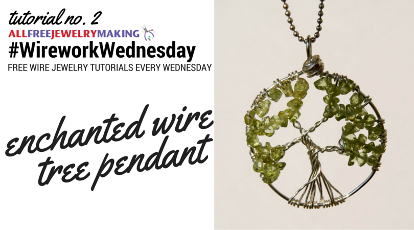 AFJewelryMaking's tweet photo. The Enchanted Wire Tree Pendant from @HappyHrProjects is today's #WireworkWednesday tutorial! http://t.co/73wfereC8g http://t.co/V5iRfwtBIi