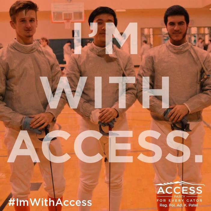 UFAccessParty's tweet photo. Our party is about YOU- so we want to feature YOU! Send us a photo of and tell us why #ImWithAccess ! #RegPolAdKPatel http://t.co/bibXl0uO5X