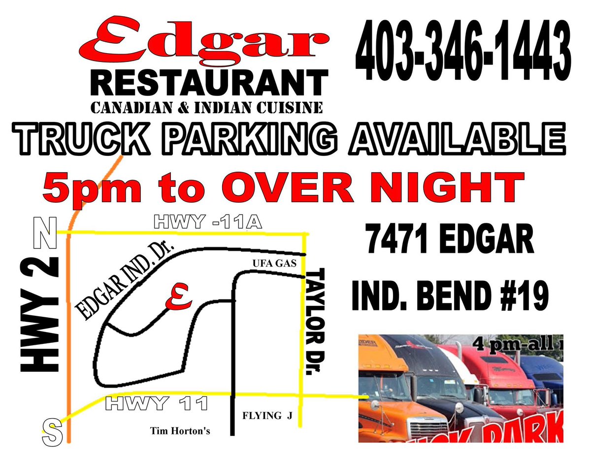 edgarestaurant's tweet image. Park n enjoy for free