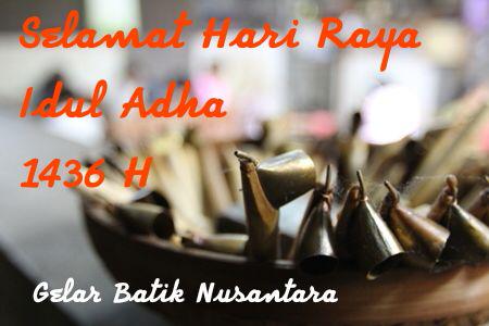 GelarBatik's tweet photo. Selamat merayakan Idul Adha. http://t.co/BSGl7u9XZw